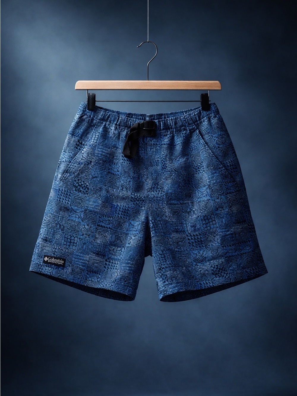 Columbia Men's Blue Patterned Swim Trunks